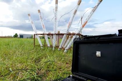 Feu d'artifice chandelle romaine