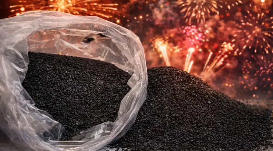 poudre noire pour feu d'artifice