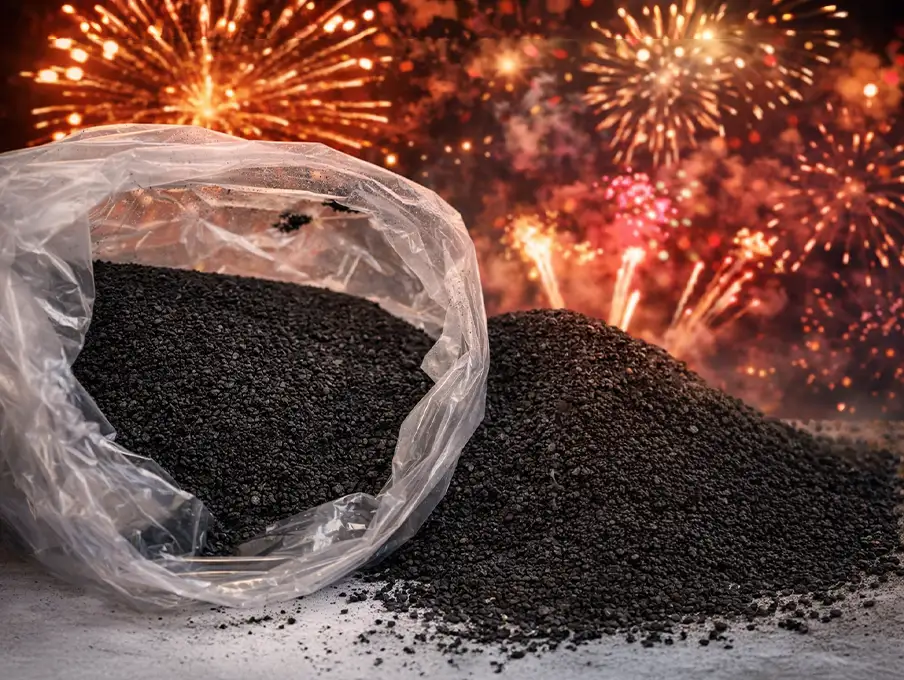 poudre noire pour feu d'artifice