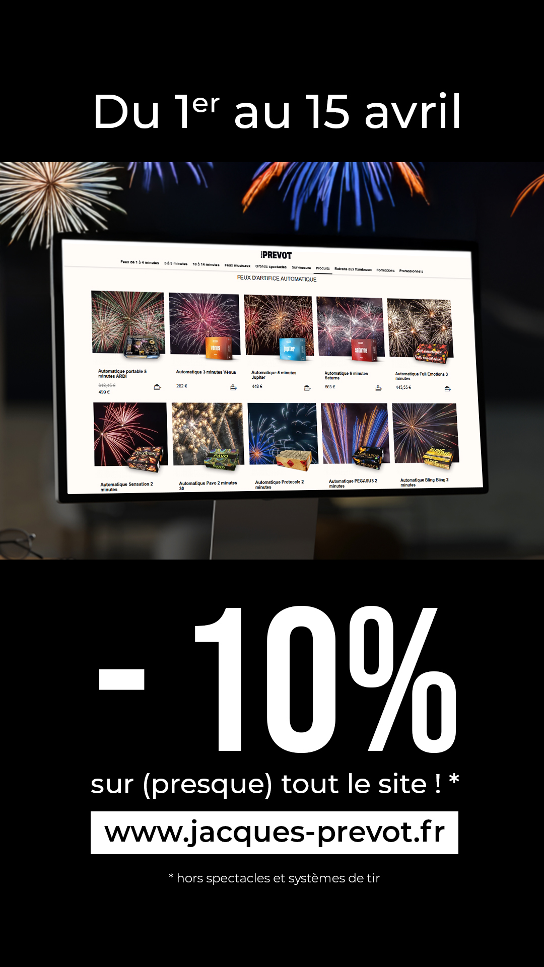 Jacques Prevot Artifices - Promo avril