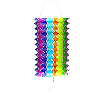 Jacques Prevot Artifices - douzaine de lampions cylindrique bariolé 13 cm