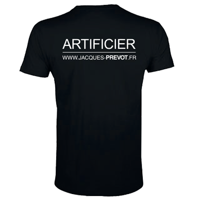 Jacques Prevot Artifices - Tee-shirt Artificier Taille XXL