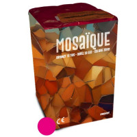 Jacques Prevot Artifices - compact 16 tirs 30 mm mosaïque rose