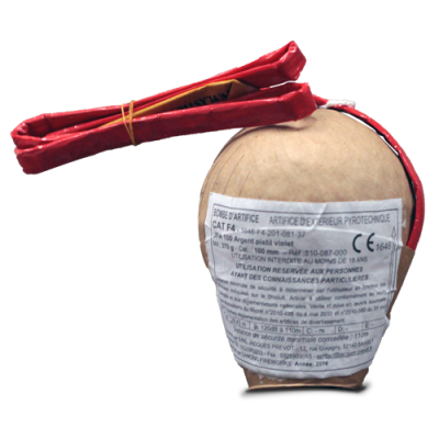 Jacques Prevot Artifices - bombe 100 mm pivoine citron