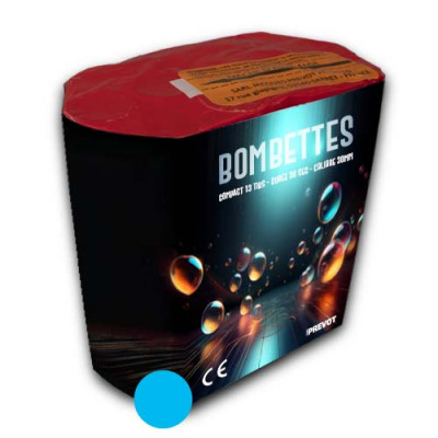 Jacques Prevot Artifices - compact 13 tirs 30 mm kamuro pointes bleues