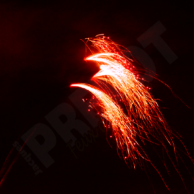 Jacques Prevot Artifices - compact 25 tirs 30 mm feuilles mortes rouges