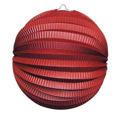 Jacques Prevot Artifices - douzaine de lampions ballon 22 cm rouge
