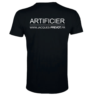 Jacques Prevot Artifices - Tee-shirt Artificier Taille M
