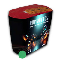 Jacques Prevot Artifices - compact 13 tirs 30 mm kamuro pointes vertes