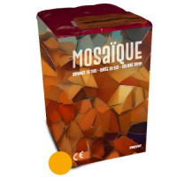 Jacques Prevot Artifices - compact 16 tirs 30 mm mosaïque orange