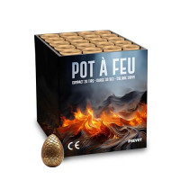 Jacques Prevot Artifices - compact 20 tir pot à feu et bombettes oeuf de dragon