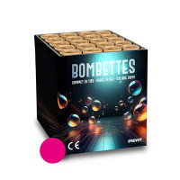 Jacques Prevot Artifices - compact 20 tirs 30 mm bombettes rose ascension citron