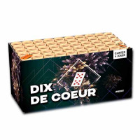 Jacques Prevot Artifices - compact 50 tirs 25 mm dix de coeur