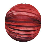 Jacques Prevot Artifices - douzaine de lampions ballon 22 cm rouge