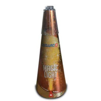 Jacques Prevot Artifices - volcan suisse or et étoiles blanches