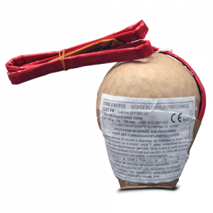 Jacques Prevot Artifices - bombe 100 mm cli rouge