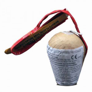 Jacques Prevot Artifices - bombe 75 mm rouge crackling