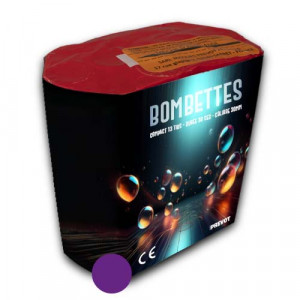 Jacques Prevot Artifices - compact 13 tirs 30 mm kamuro pointes pourpres