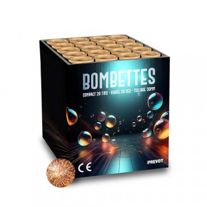 Jacques Prevot Artifices - compact 20 tirs 30 mm bombettes kamuro
