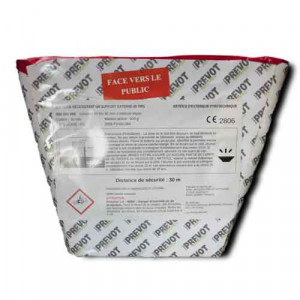 Jacques Prevot Artifices - compact 40 tirs 25 mm z mosaïque vert