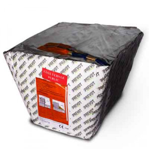 Jacques Prevot Artifices - compact 40 tirs 30 mm z feuilles mortes rouges