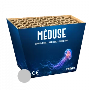 Jacques Prevot Artifices - compact 40 tirs 30 mm z méduse argent