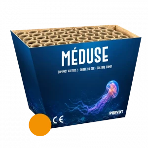 Jacques Prevot Artifices - compact 40 tirs 30 mm z méduse orange