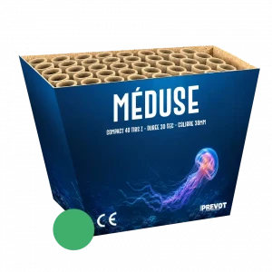 Jacques Prevot Artifices - compact 40 tirs 30 mm z méduse verte