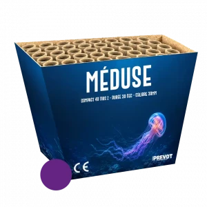 Jacques Prevot Artifices - compact 40 tirs 30 mm z méduse violet