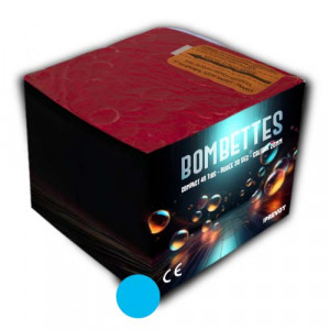 Jacques Prevot Artifices - compact 49 tirs 20 mm bombettes bleues