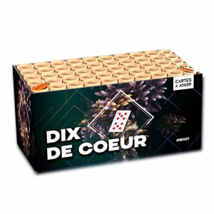 Jacques Prevot Artifices - compact 50 tirs 25 mm dix de coeur