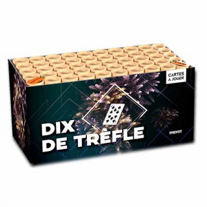 Jacques Prevot Artifices - compact 50 tirs 25 mm dix de trefle