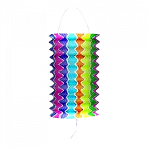 Jacques Prevot Artifices - Douzaine de lampions cylindrique bariolé 16 cm