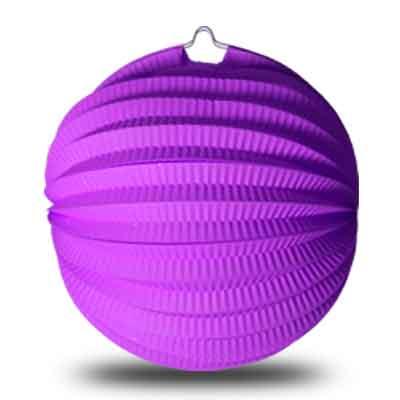 Jacques Prévot Artifices - douzaine de lampions ballon 22 cm violet