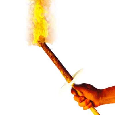 Livraison rapide Torche à feu faite main/torche traditionnelle