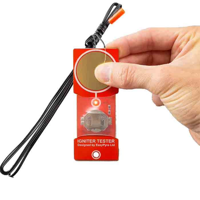 Test de continuité pour feux d'artifice